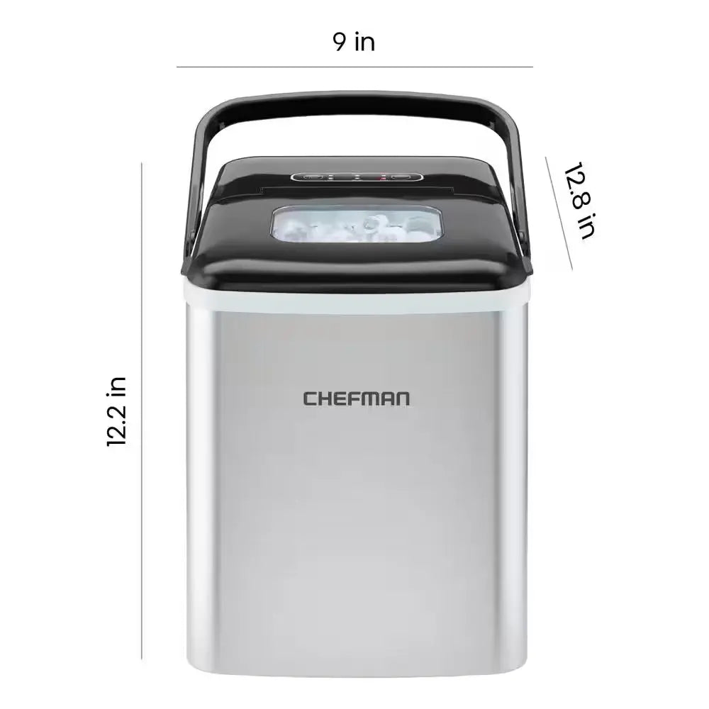 Dual-Size Ice Machine, Portable Ice Maker Machine, Creates 2 Cube Sizes in 6 Mins, Holds 1.3 Lb. of Ice | Fridge.com