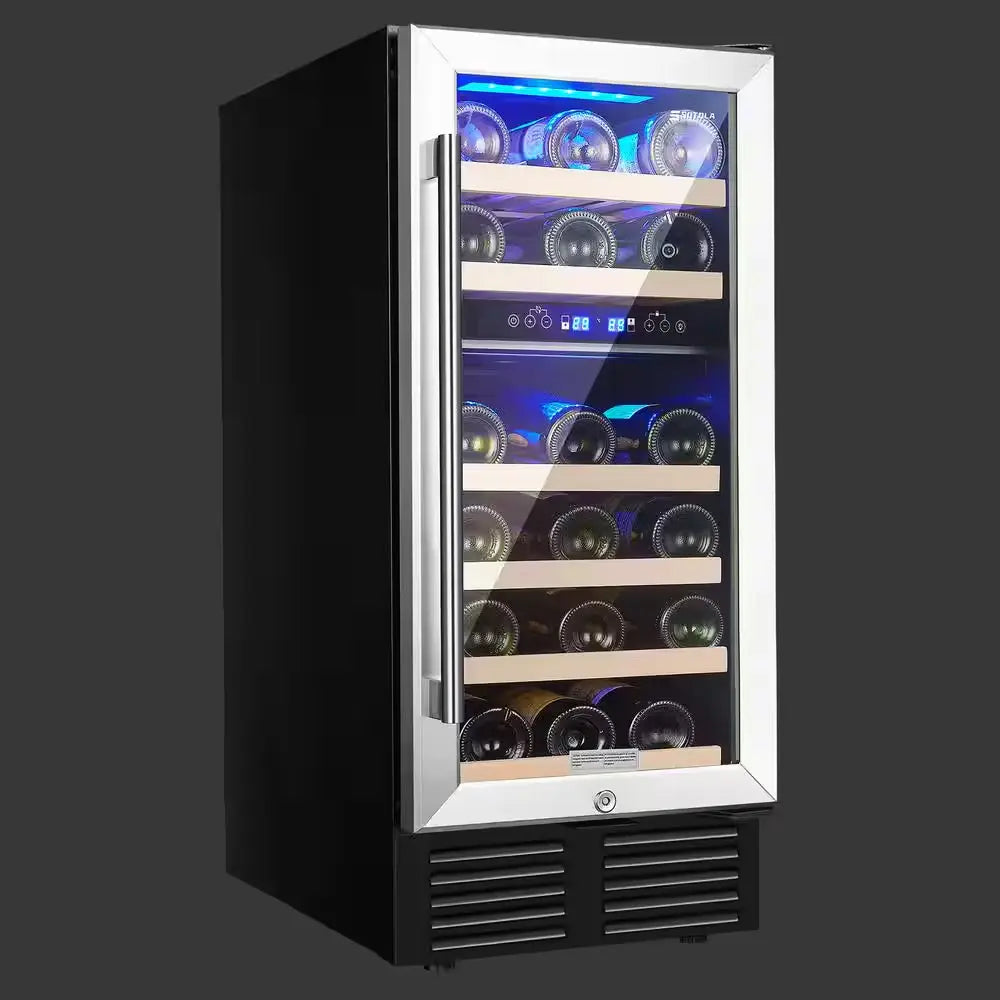 Dual Zone 152-Bottle Capacity Built-In Wine Cooler Cellar Cooling Unit in Black with Digital Temperature Control Screen | Fridge.com