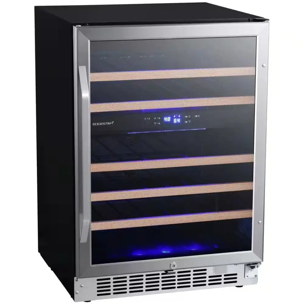 Dual Zone 24 In. 46-Bottle Built-In Wine Cooler | Fridge.com