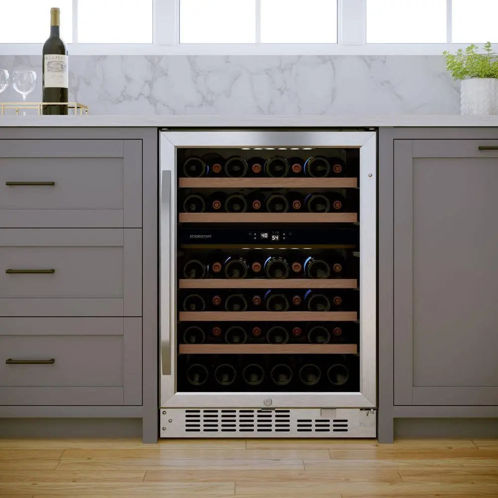 Dual Zone 24 In. 46-Bottle Built-In Wine Cooler | Fridge.com