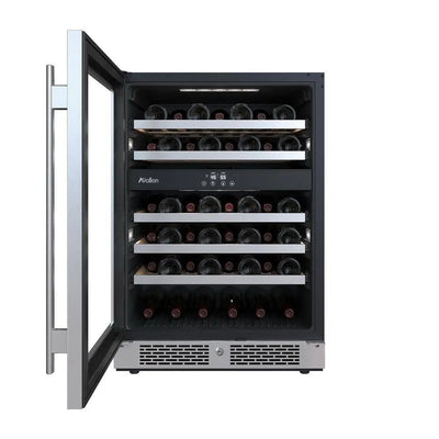 Dual Zone 24 In. 46-Bottle Built-In Wine Cooler | Fridge.com