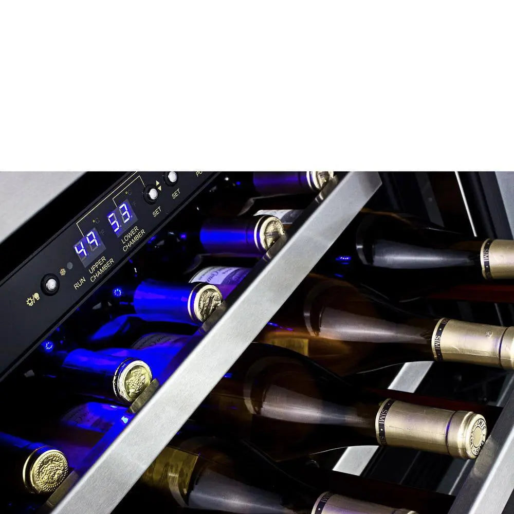 Dual Zone 46-Bottle Built-In Wine Cellar, ADA Compliant | Fridge.com