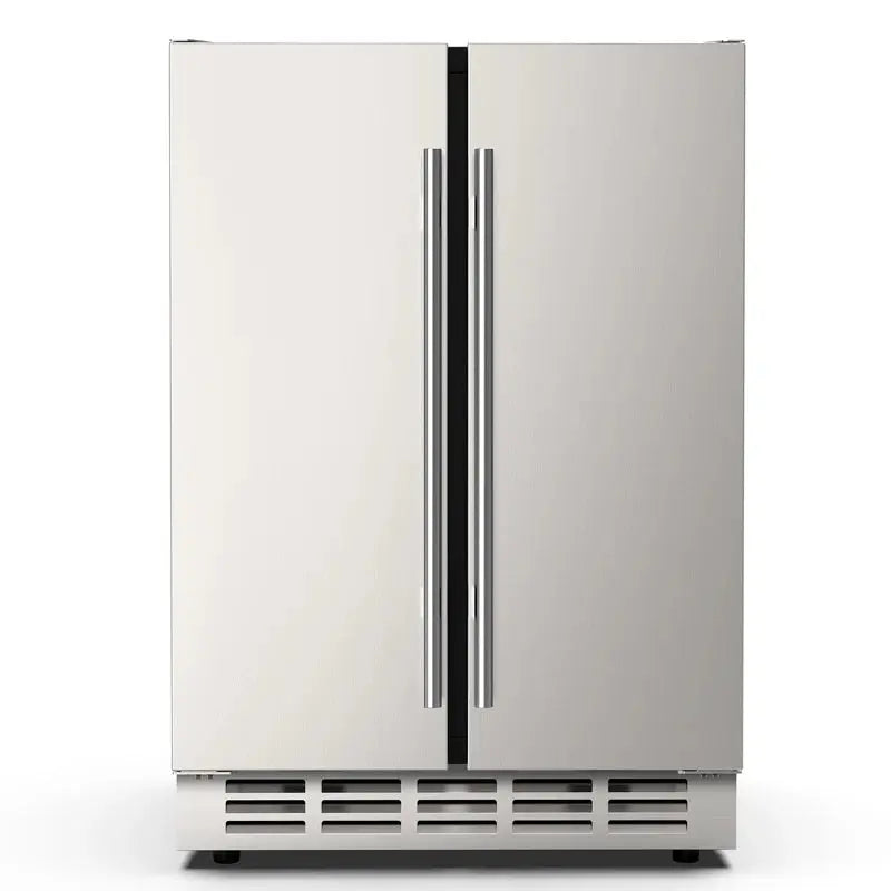 Dual Zone Wine Cooler Beverage Refrigerator, 24 Inch Wine Coolers Fridge Side by Side Refrigerator | Fridge.com