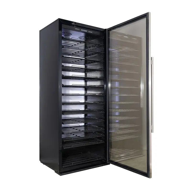 ELISII 31.5'' 197 Bottle and Can Single Zone Wine & Beverage Refrigerator | Fridge.com