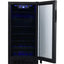 Edgestar 15'' 30 Bottle Single Zone Built-In Wine Refrigerator | Fridge.com