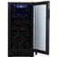 Edgestar 15'' 30 Bottle Single Zone Built-In Wine Refrigerator | Fridge.com