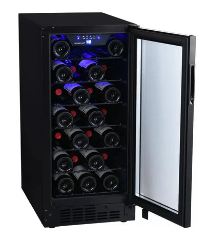 Edgestar 15'' 30 Bottle Single Zone Built-In Wine Refrigerator | Fridge.com