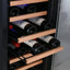 Edgestar 15'' 30 Bottle Single Zone Built-In Wine Refrigerator | Fridge.com