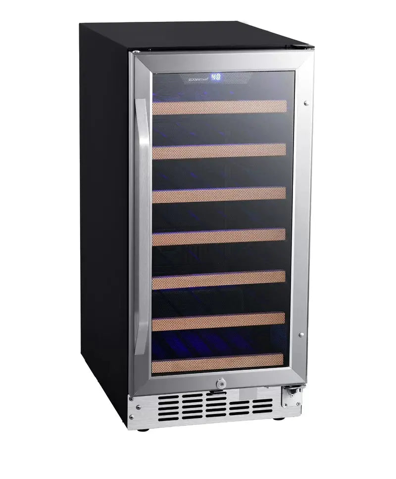 Edgestar 15'' 30 Bottle Single Zone Built-In Wine Refrigerator | Fridge.com