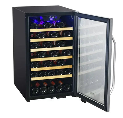 Edgestar 19.375'' 44 Bottle Single Zone Freestanding Wine Refrigerator | Fridge.com