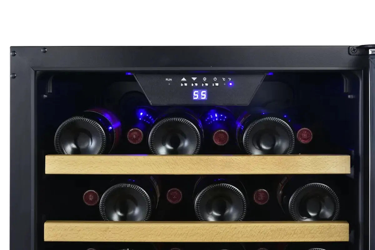 Edgestar 19.375'' 44 Bottle Single Zone Freestanding Wine Refrigerator | Fridge.com