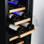 Edgestar 24.25'' 18 Bottle Single Zone Built-In Wine Refrigerator | Fridge.com