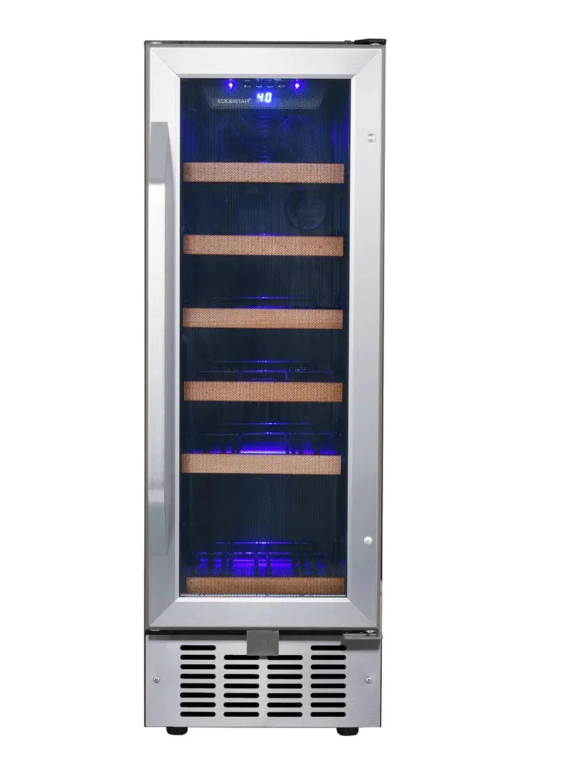 Edgestar 24.25'' 18 Bottle Single Zone Built-In Wine Refrigerator | Fridge.com