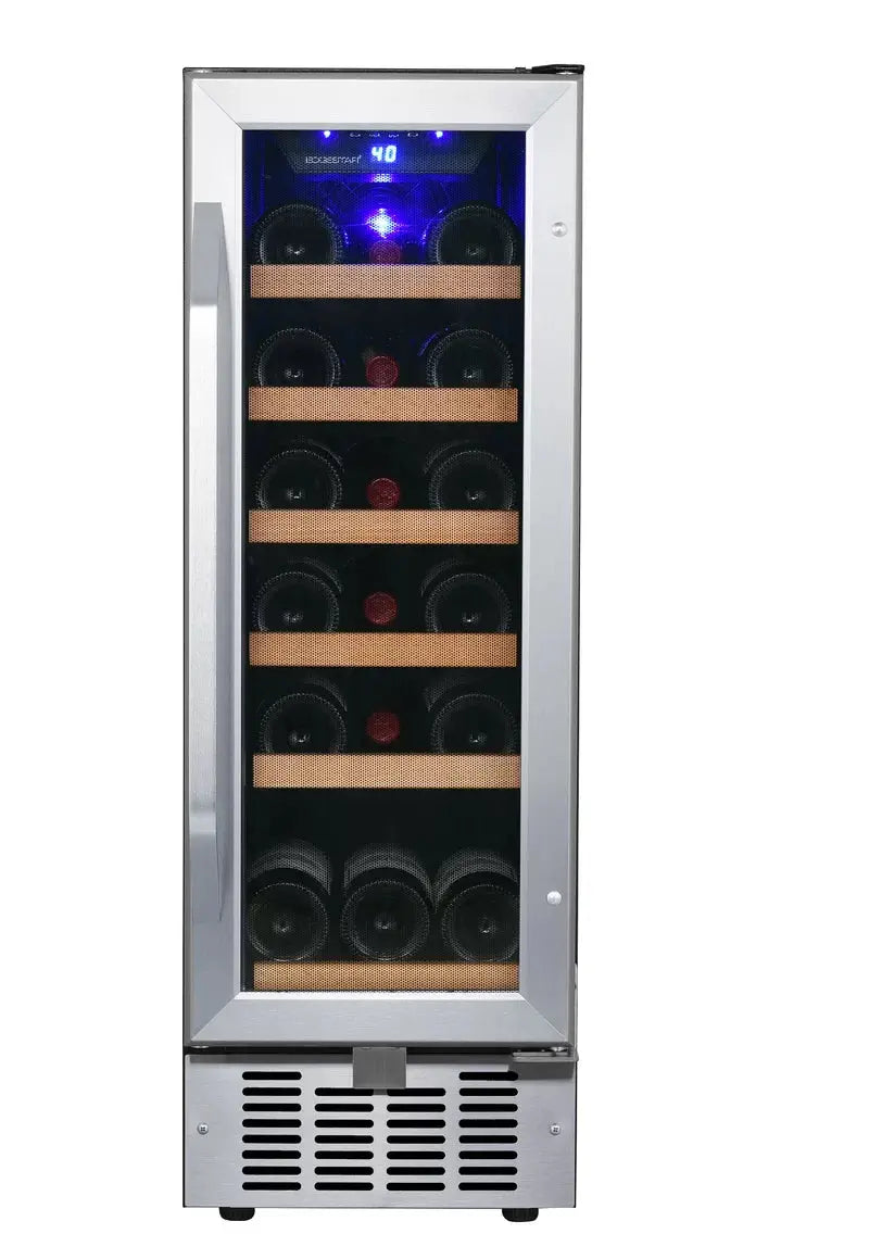 Edgestar 24.25'' 18 Bottle Single Zone Built-In Wine Refrigerator | Fridge.com