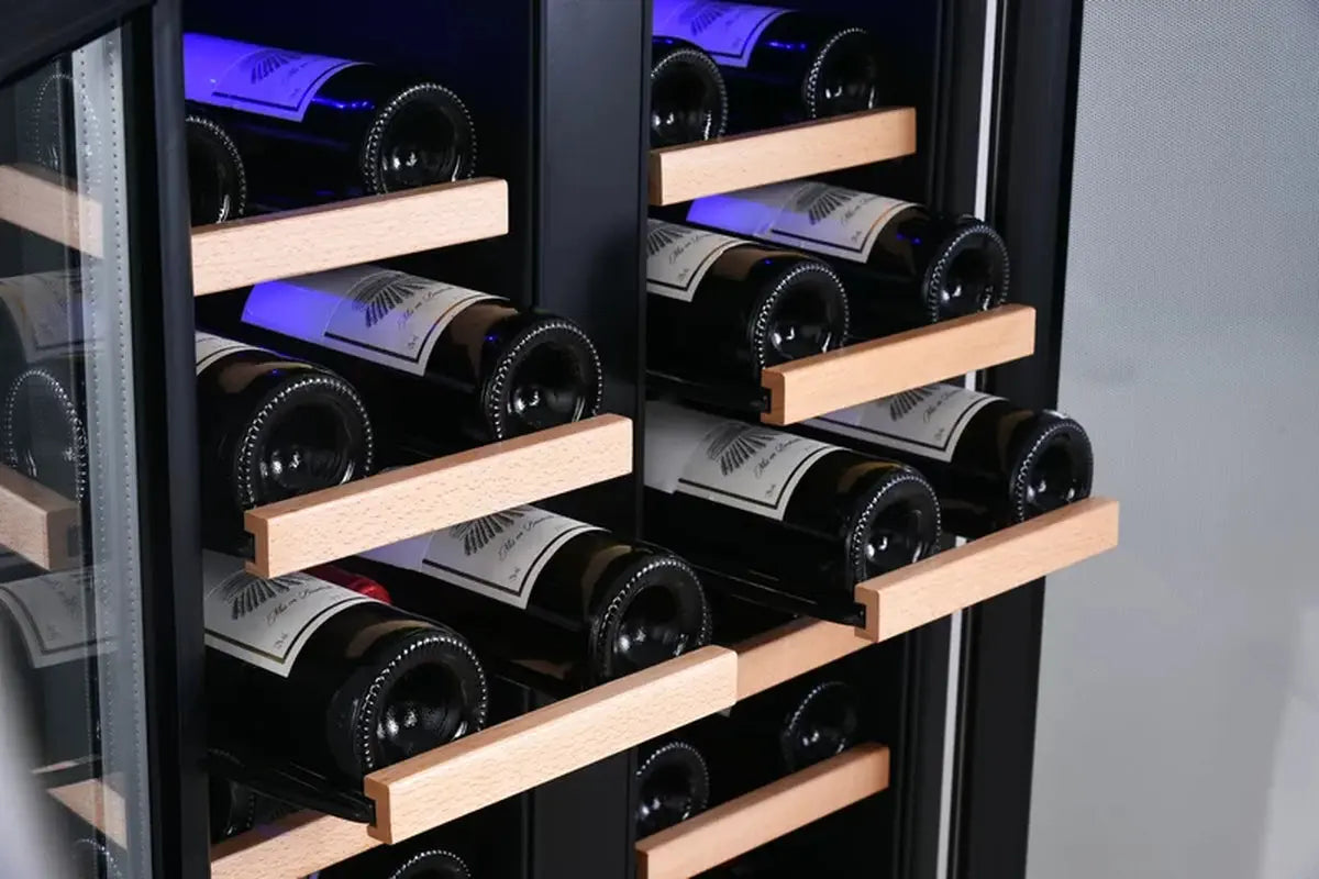 Edgestar 24.5'' 36 Bottle Dual Zone Built-In Wine Refrigerator | Fridge.com