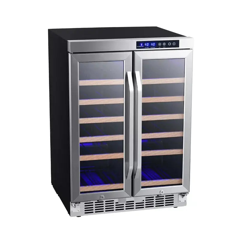 Edgestar 24.5'' 36 Bottle Dual Zone Built-In Wine Refrigerator | Fridge.com