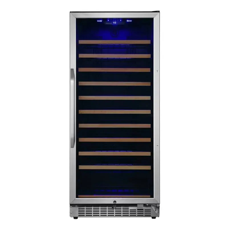 Edgestar 28.437'' 111 Bottle Single Zone Built-In Wine Refrigerator | Fridge.com