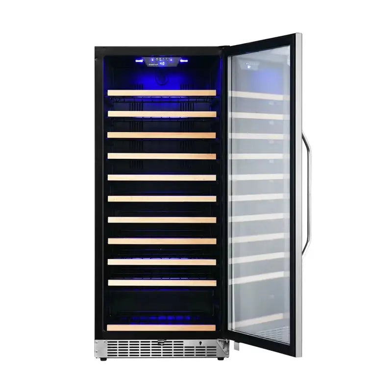 Edgestar 28.437'' 111 Bottle Single Zone Built-In Wine Refrigerator | Fridge.com