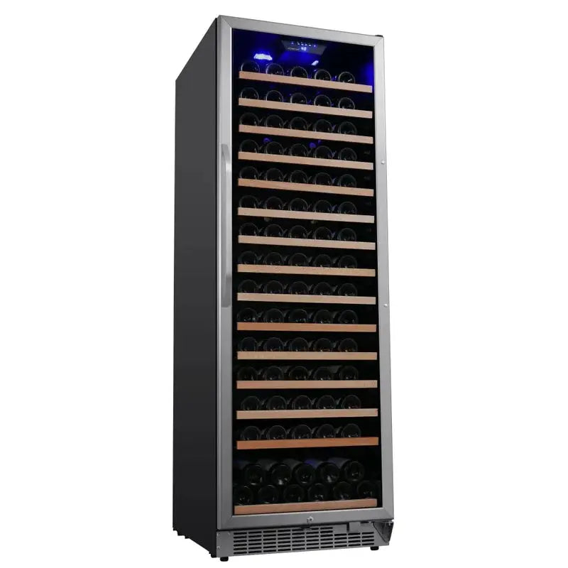 Edgestar 28.44'' 166 Bottle Single Zone Built-In Wine Refrigerator | Fridge.com