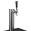 Edgestar 3.2 Cubic Feet Silver Single Tap 5 Gal Keg Freestanding Kegerator with Door Lock and Adjustable Temperature | Fridge.com