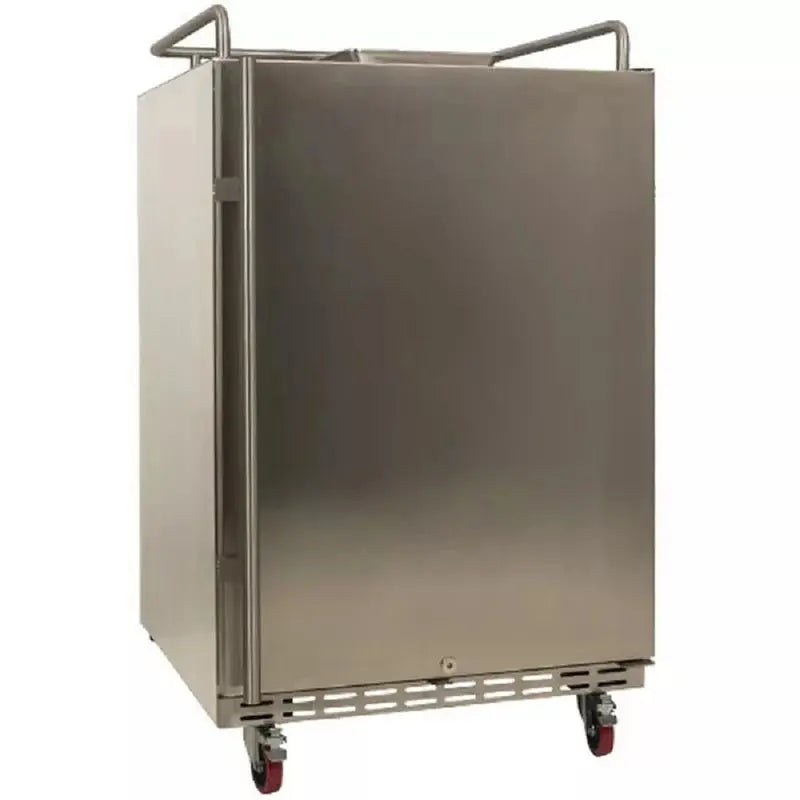 Edgestar Outdoor Party 6.62 Cubic Feet Silver Outdoor Conversion Kit with Door Lock and Adjustable Temperature | Fridge.com