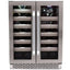 Elite 40-Bottle Seamless Stainless Steel Door Dual Zone Built-In Wine Refrigerator | Fridge.com