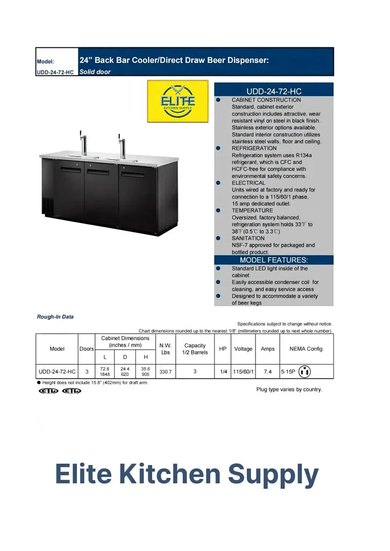 Elite Kitchen Supply Black Free Standing Bottom Loading Electric Water Dispenser | Fridge.com