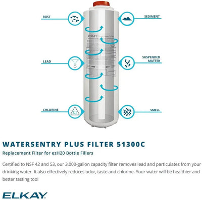 Elkay LZWSSM EZH2O Filling Station Surface Mount, Filtered Non-Refrigerated Stainless Steel | Fridge.com