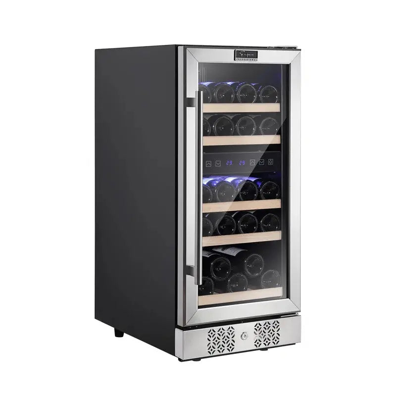 Empava 14.8'' 29 Bottle Dual Zone Wine Refrigerator | Fridge.com