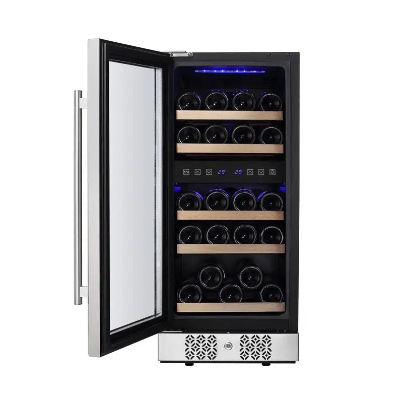 Empava 14.8'' 29 Bottle Dual Zone Wine Refrigerator | Fridge.com