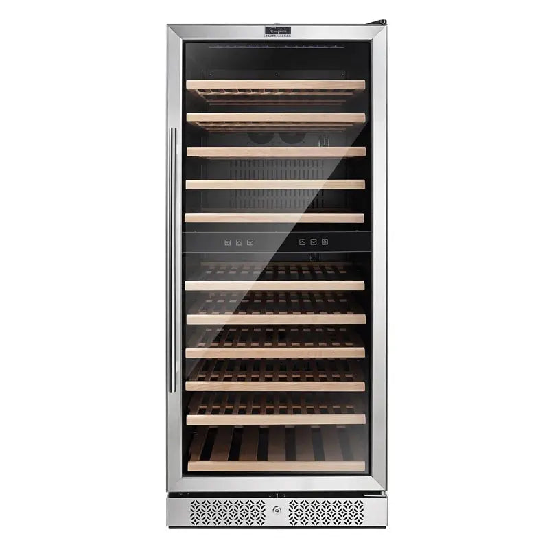 Empava 23.4'' 116 Bottle Dual Zone Wine Refrigerator | Fridge.com