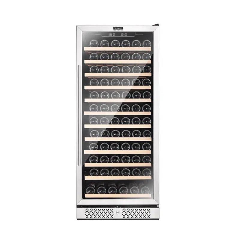 Empava 23.4'' 127 Bottle Single Zone Wine Refrigerator | Fridge.com