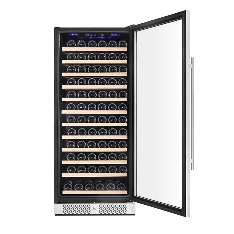 Empava 23.4'' 127 Bottle Single Zone Wine Refrigerator | Fridge.com