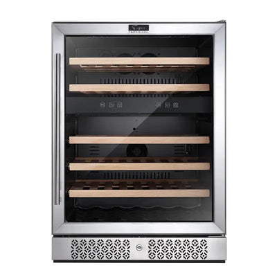 Empava 23.4'' 46 Bottle Dual Zone Wine Refrigerator | Fridge.com