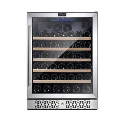 Empava 23.4'' 52 Bottle Single Zone Wine Refrigerator | Fridge.com