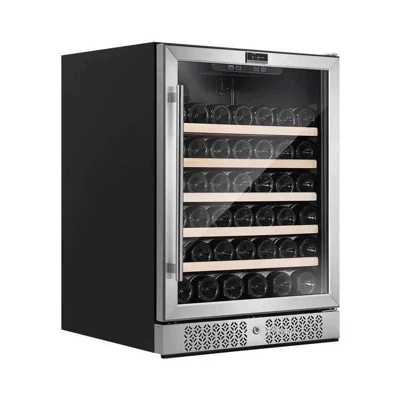 Empava 23.4'' 52 Bottle Single Zone Wine Refrigerator | Fridge.com