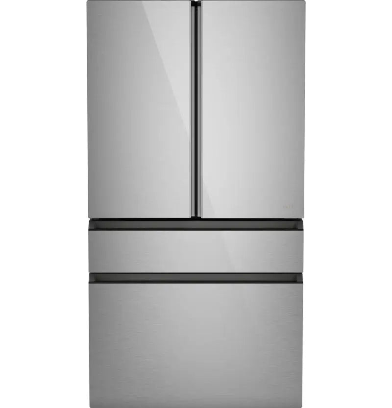 Energy Star® 28.7 Cu. Ft. Smart 4-Door French-Door Refrigerator in Platinum Glass with Dual-Dispense Autofill Pitcher | Fridge.com