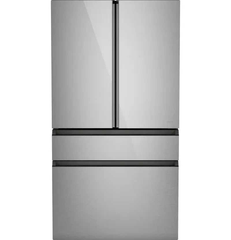 Energy Star® 28.7 Cu. Ft. Smart 4-Door French-Door Refrigerator in Platinum Glass with Dual-Dispense Autofill Pitcher | Fridge.com