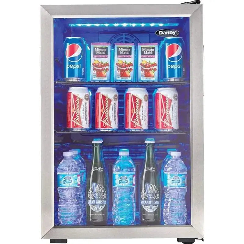 Entertainer 95 Can (12 Oz.) Freestanding Beverage Refrigerator with Wine Storage | Fridge.com