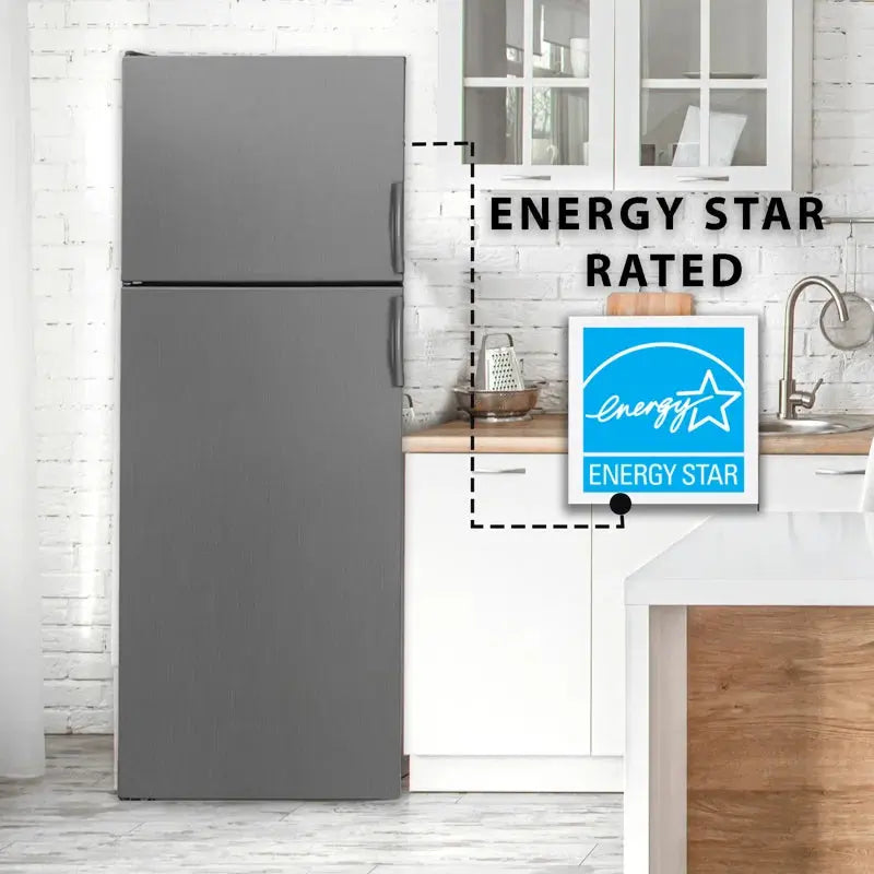 Equator 14.3 Cf Stainless Refrigerator-Freezer Top Mount Frost Free E-Star | Fridge.com