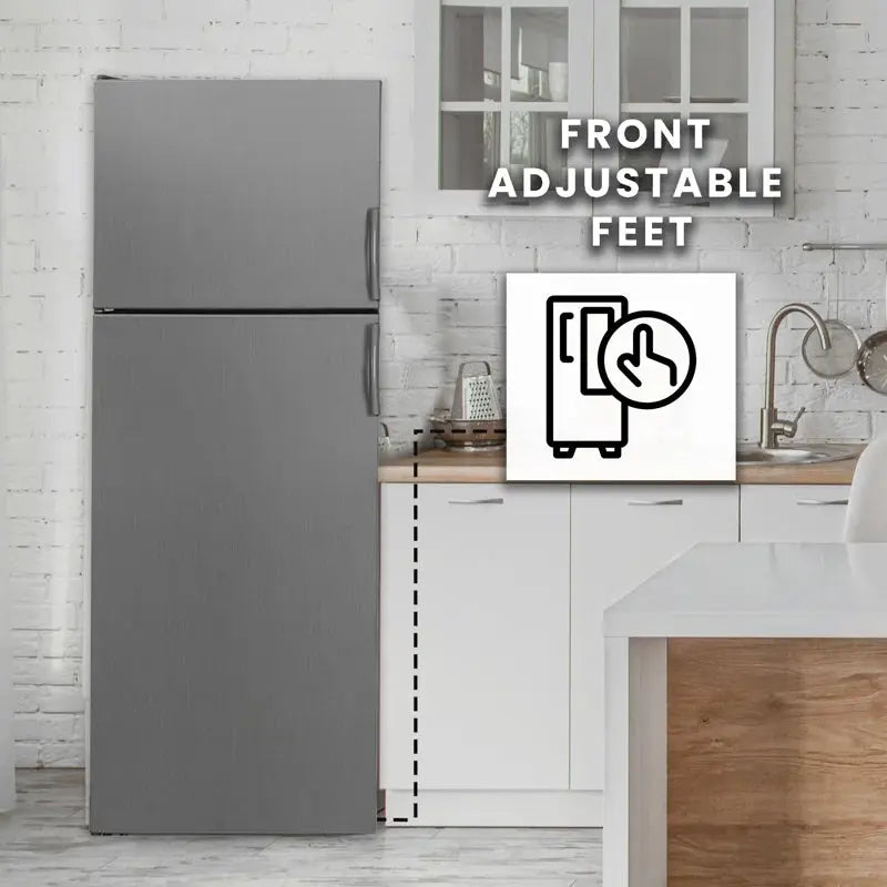 Equator 14.3 Cf Stainless Refrigerator-Freezer Top Mount Frost Free E-Star | Fridge.com