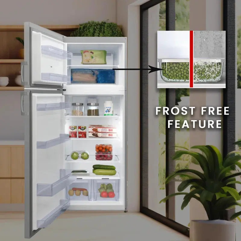 Equator 14.3 Cf Stainless Refrigerator-Freezer Top Mount Frost Free E-Star | Fridge.com