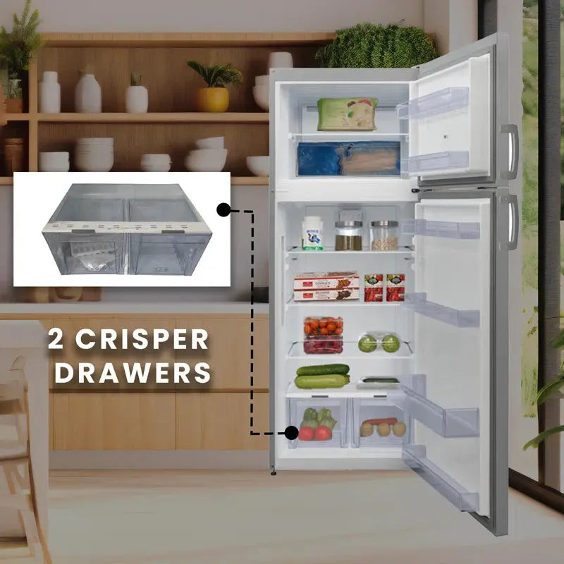 Equator 14.3 Cf Stainless Refrigerator-Freezer Top Mount Frost Free E-Star | Fridge.com