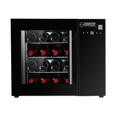 Equator 16 Bottles COUNTERTOP WINE REFRIGERATOR Black Touch Control 110V | Fridge.com