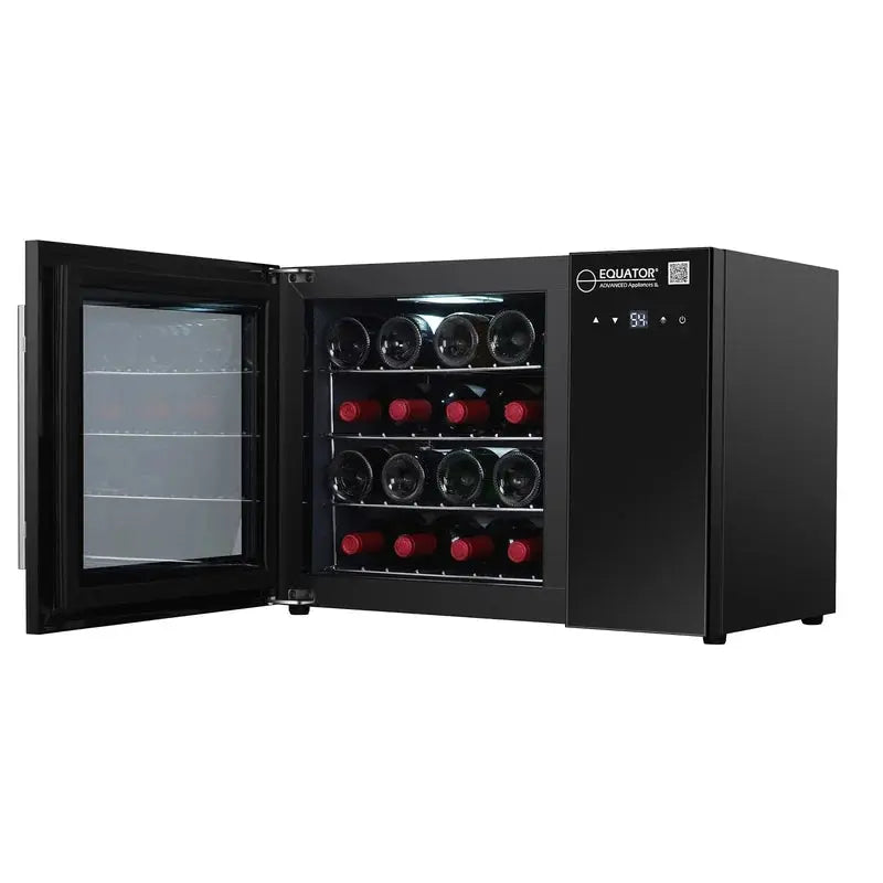 Equator 16 Bottles COUNTERTOP WINE REFRIGERATOR Black Touch Control 110V | Fridge.com