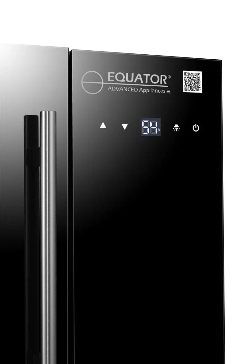 Equator 16 Bottles COUNTERTOP WINE REFRIGERATOR Black Touch Control 110V | Fridge.com