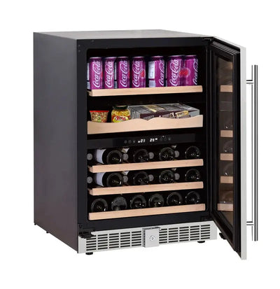 Equator 23.4'' 43 Bottle Dual Zone Wine Refrigerator | Fridge.com