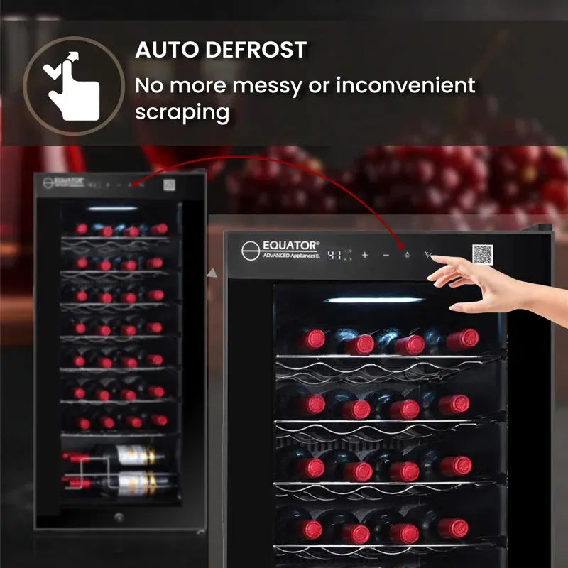 Equator 32 Bottles WINE REFRIGERATOR Freestanding 1 Zone Touch Control 110V | Fridge.com