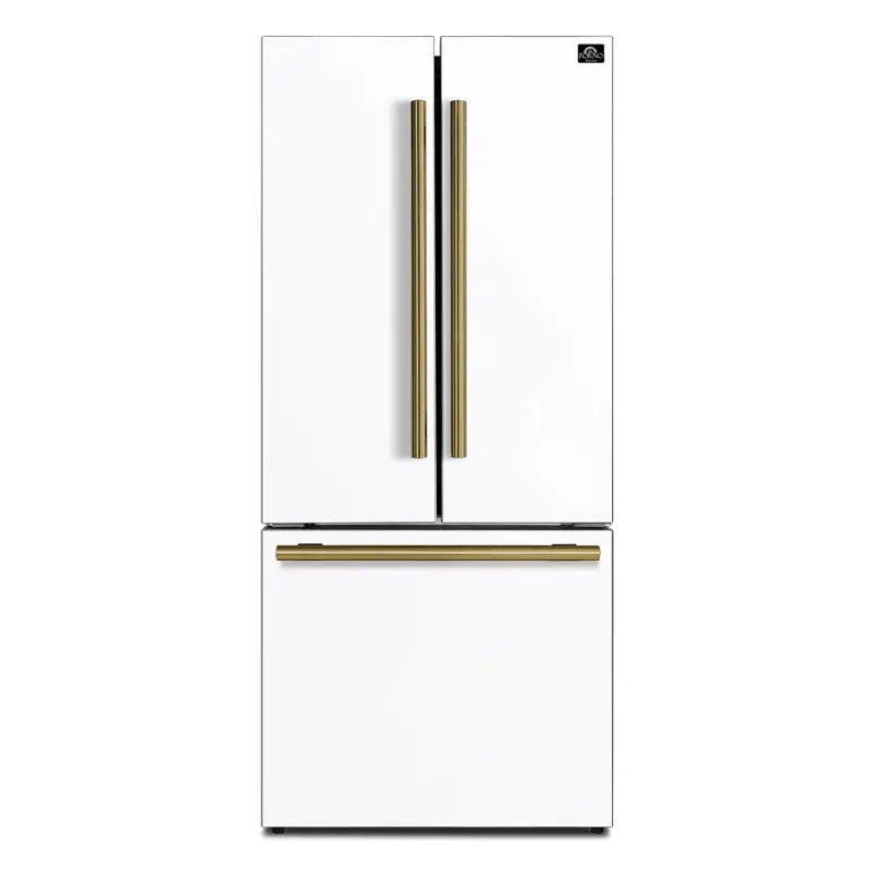 Espresso Gallipoli 30-Inch French Door Refrigerator, 17.5 Cu. Ft. Capacity with Ice Maker | Fridge.com