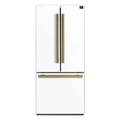 Espresso Gallipoli 30-Inch French Door Refrigerator, 17.5 Cu. Ft. Capacity with Ice Maker | Fridge.com